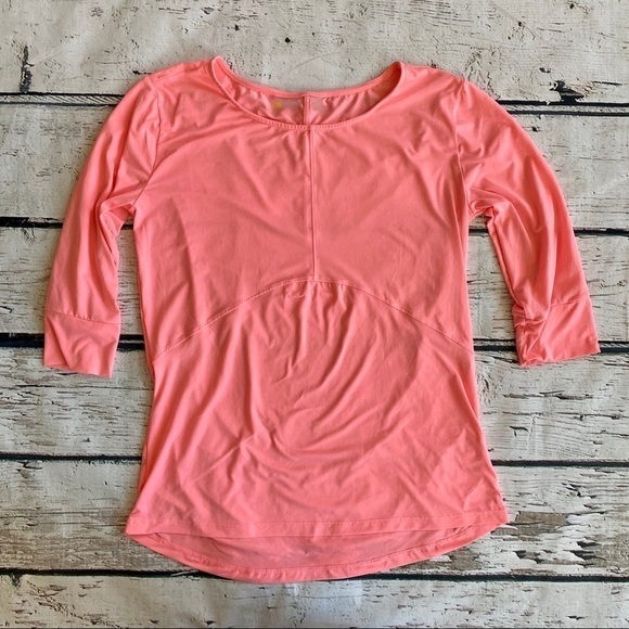 Zella long sleeve coral top - Picture 1 of 4